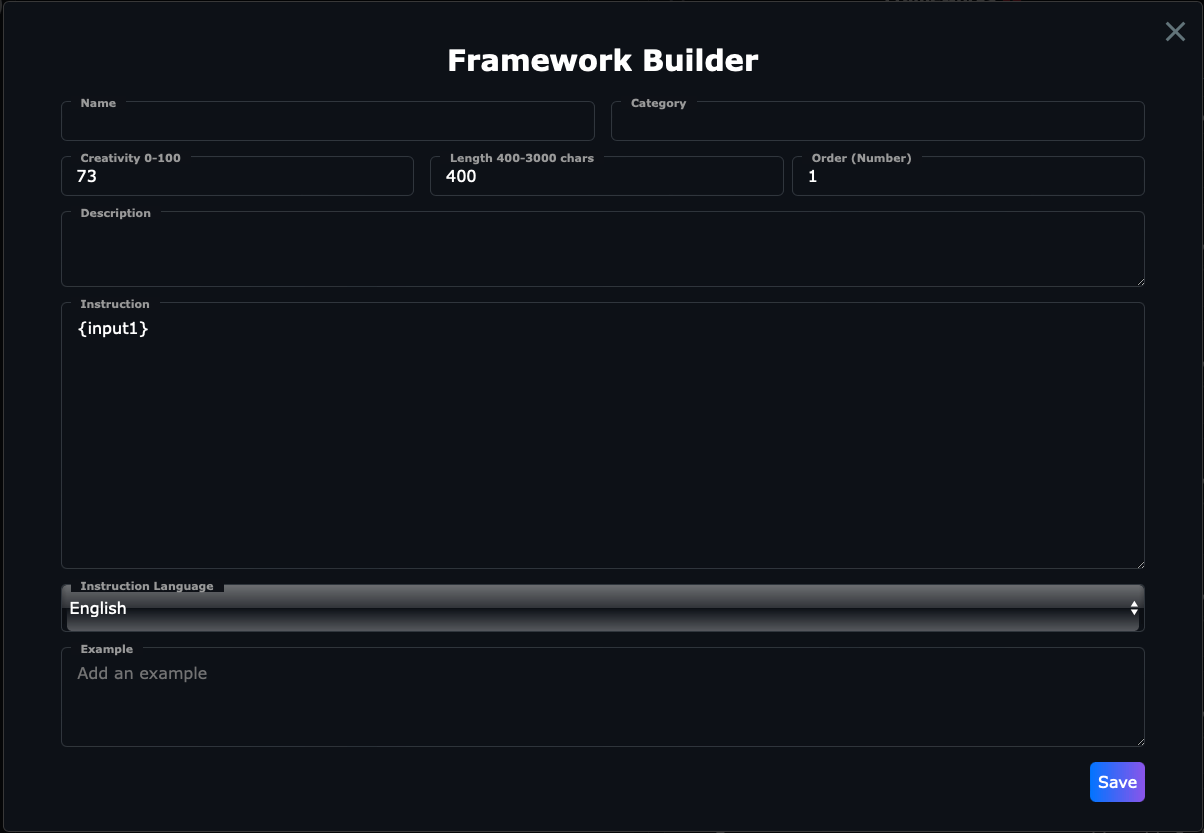 ClosersCopy Framework Builder