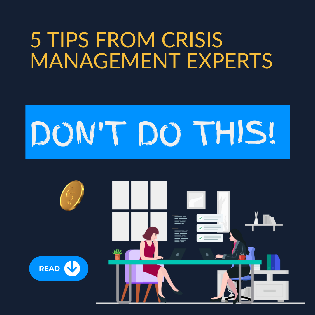 Crisis management tips header